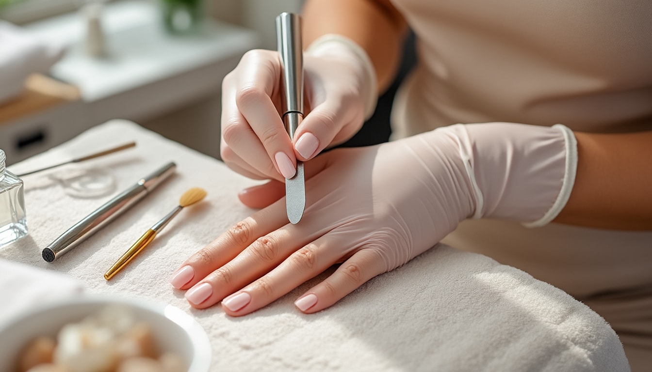 découvrez nos prestations de manucure et de beauté des mains : soins des ongles, mise en forme et finitions pour des mains soignées et élégantes.
