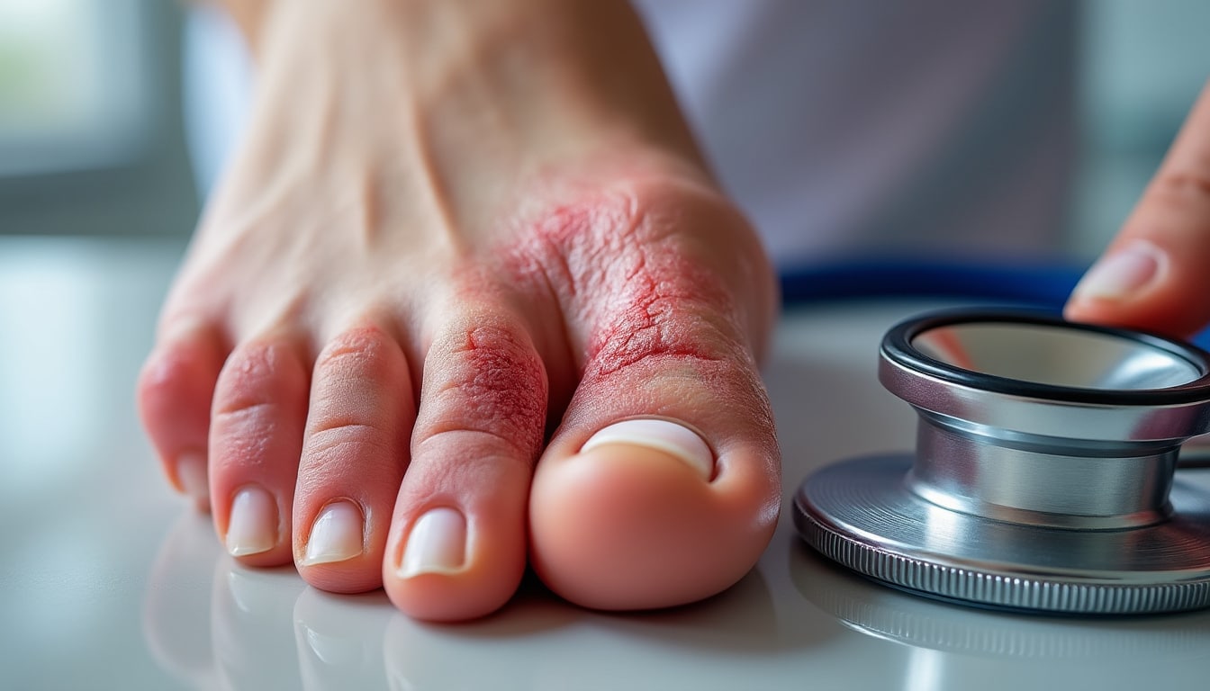 découvrez les signes d'une mycose du pied et quand consulter un professionnel de santé pour un traitement adapté.